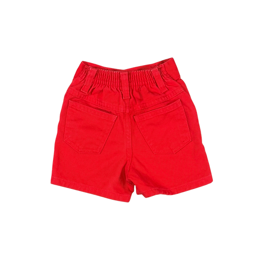 Vintage Liberty Red Denim Shorts | 18M