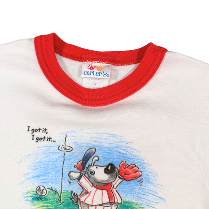 Vintage Carter’s Baseball Dog Tee – 3T