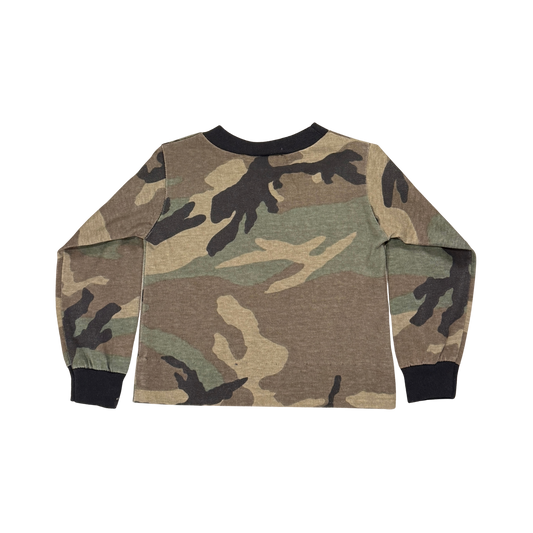Vintage 90s Single Stitch Camo Long Sleeve – 2T
