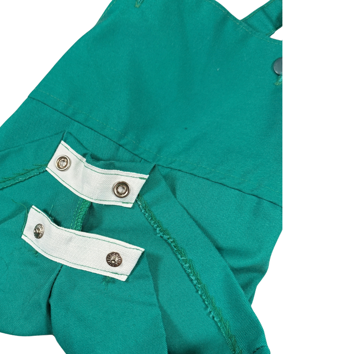 Vintage 70s Health-Tex Green Baby Shortalls – 6M