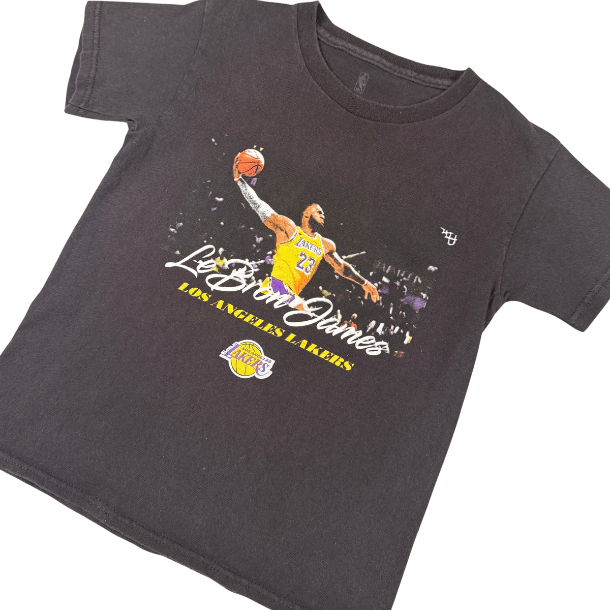 Vintage LeBron James Lakers Kids T-Shirt - 6-8Y