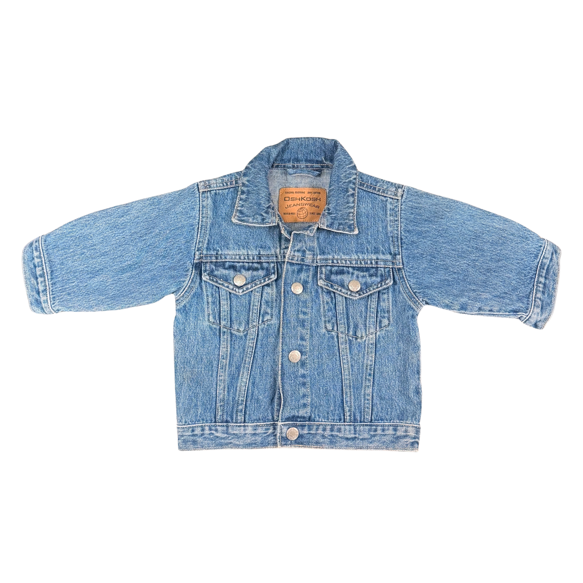 Vintage OshKosh Denim Jacket – 12M
