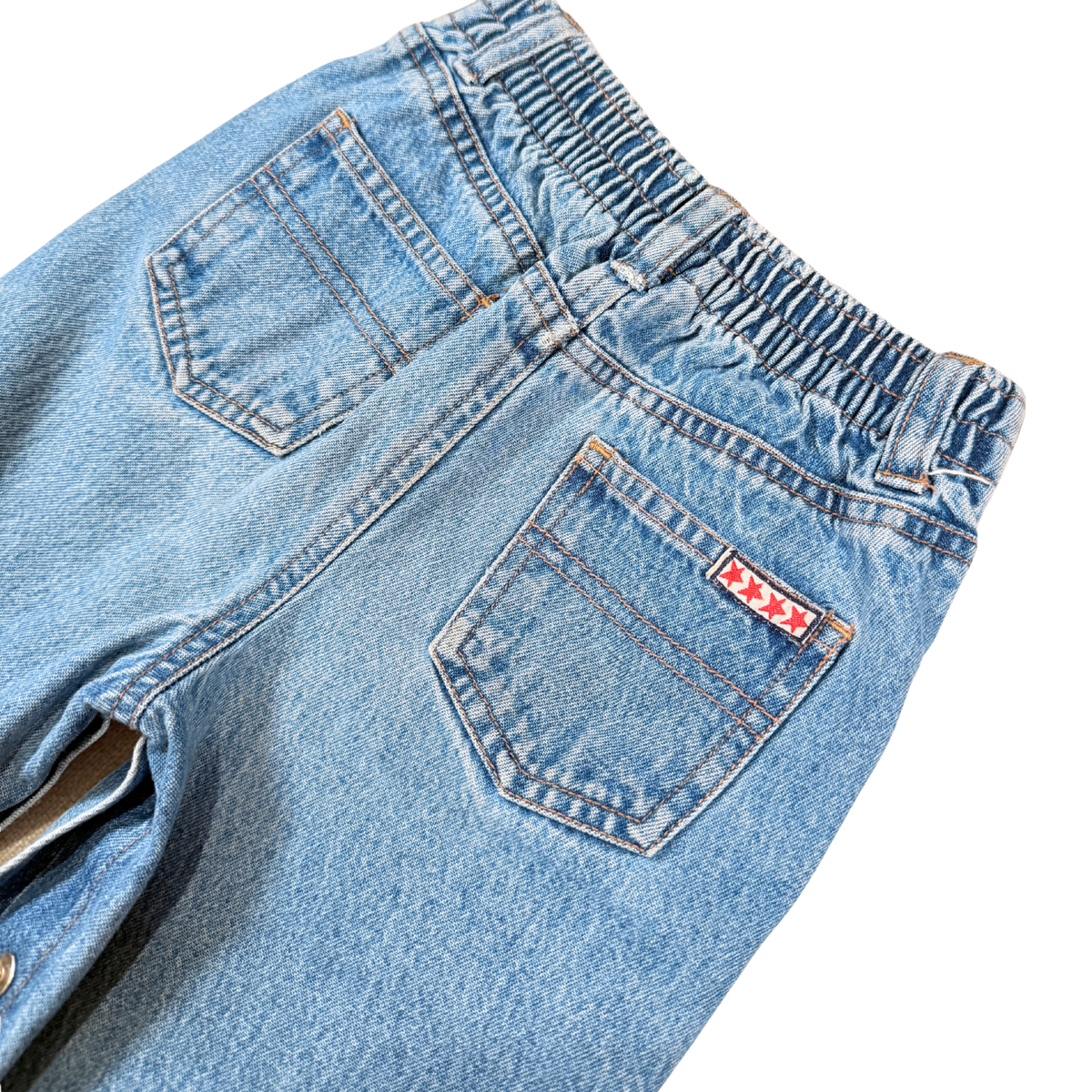 Vintage Faded Glory Star Trim Jeans – 18M