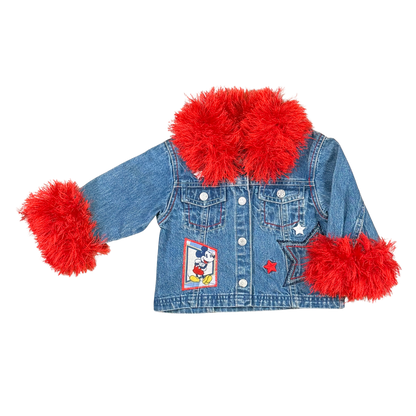 Rare Vintage Custom OshKosh Disney Denim Jacket – 12M