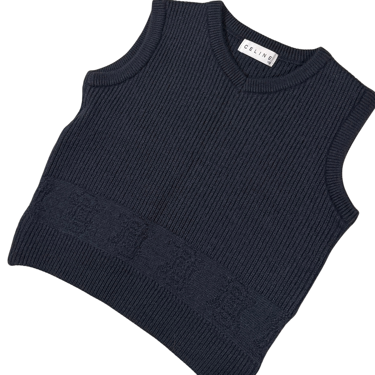 Vintage Celine Knit Vest | 3–4Y