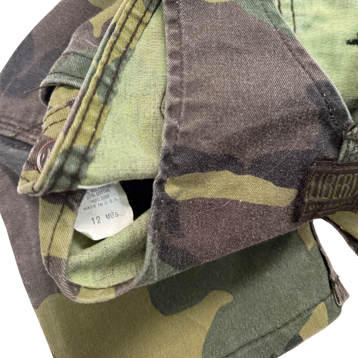 Vintage Liberty Camo Overalls – 12M
