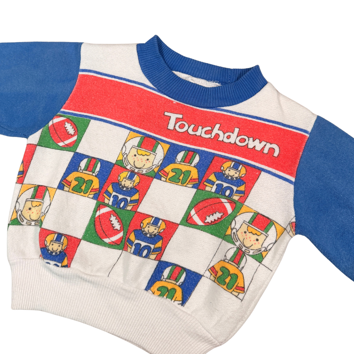 Vintage Touchdown Football Sweatshirt – 12–18M