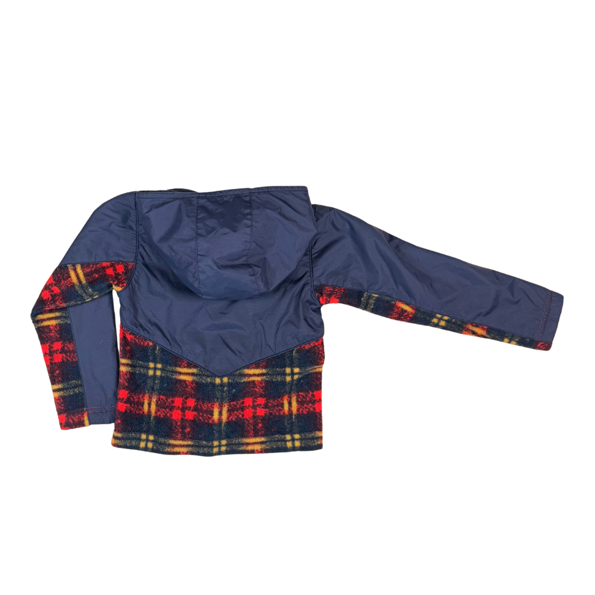 Vintage Columbia Plaid Fleece Jacket – 4Y