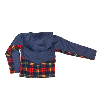 Vintage Columbia Plaid Fleece Jacket – 4Y
