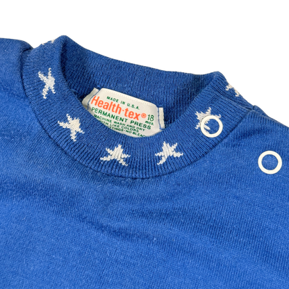 Vintage 70s Health-Tex Blue Star T-Shirt – 18M