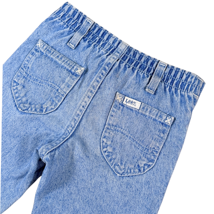 Vintage 80s Lee Kids Wide Leg Jeans – 2T