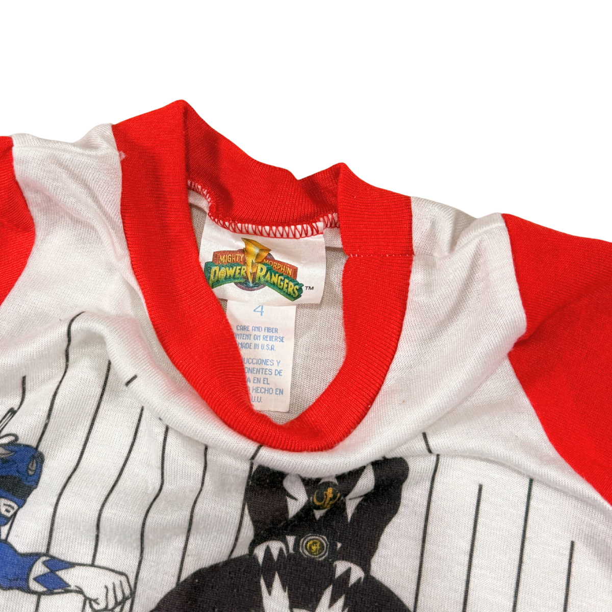 Vintage 1993 Power Rangers T-Shirt – 4Y