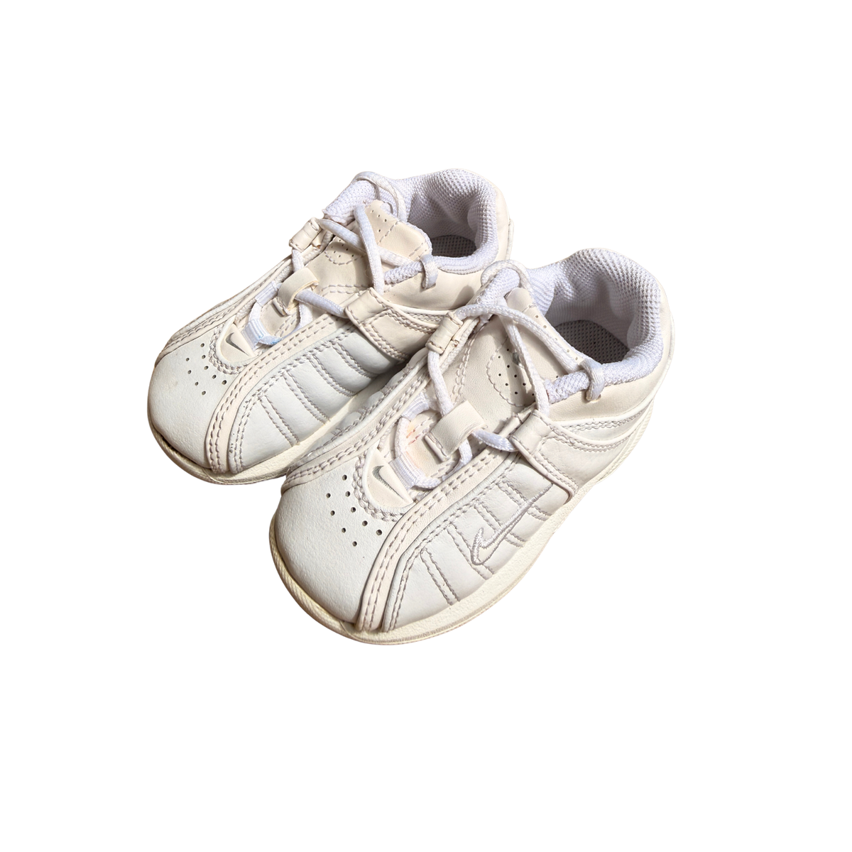 Vintage Nike White Toddler Sneakers | US 5.5C