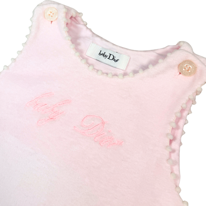 Vintage Baby Dior Pink Terry Romper – 12M