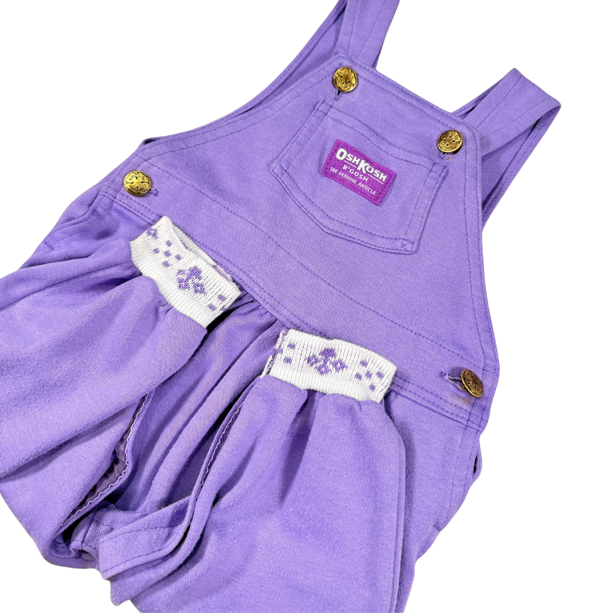 Vintage 80s OshKosh B’Gosh Purple Overalls – 12M
