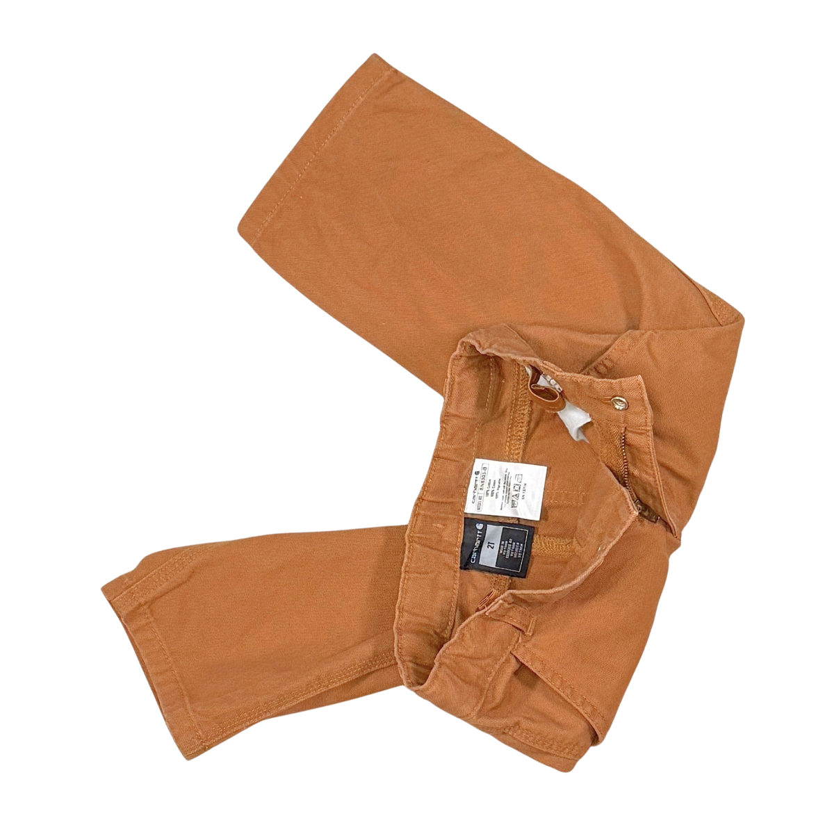 Carhartt Brown Canvas Carpenter Pants – 2T