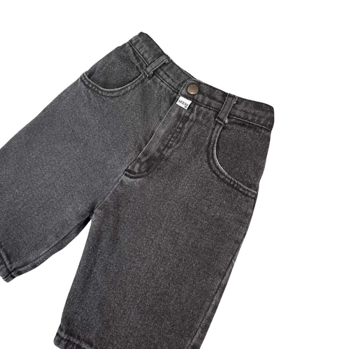 Vintage Baby Guess Black Denim Jorts – 4Y