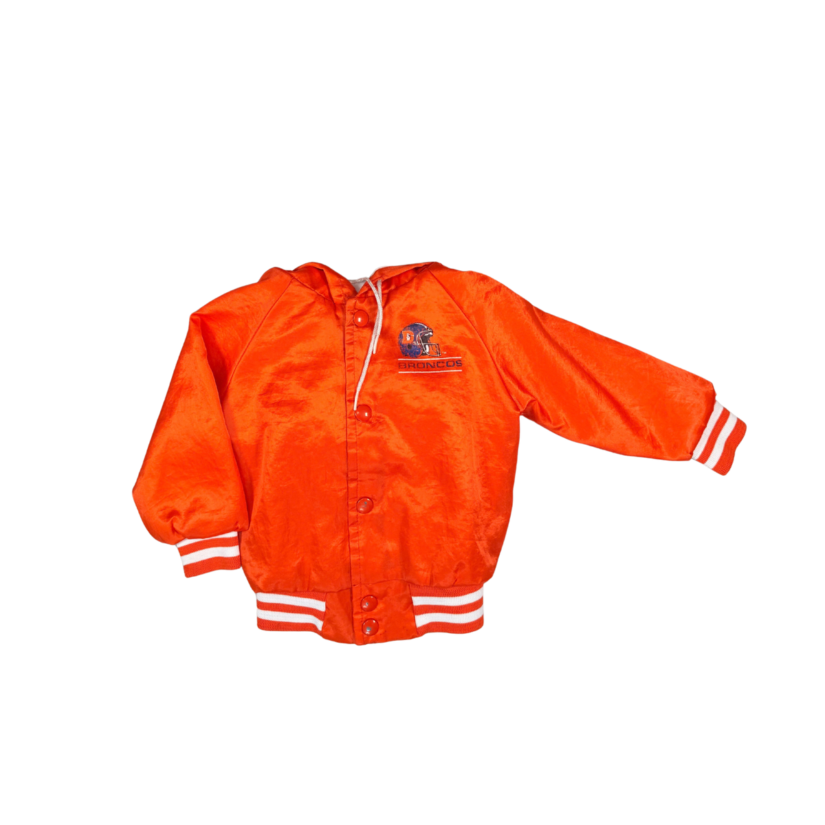 Vintage 80's Denver Broncos Hooded Jacket – 2–3Y