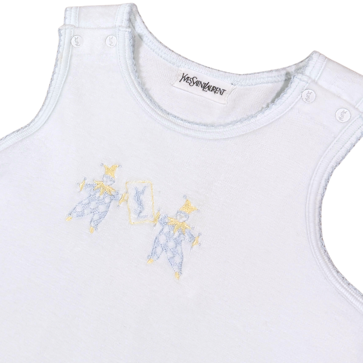 Vintage Yves Saint Laurent Baby Velour Romper 12–18M