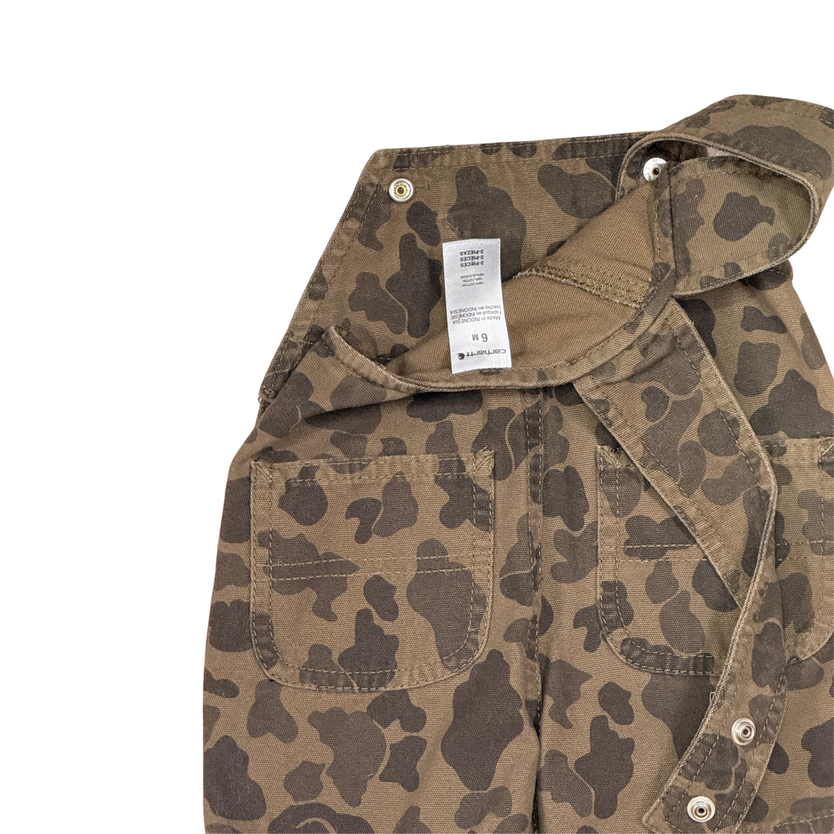 Carhartt Camo Baby Shortalls – 6M