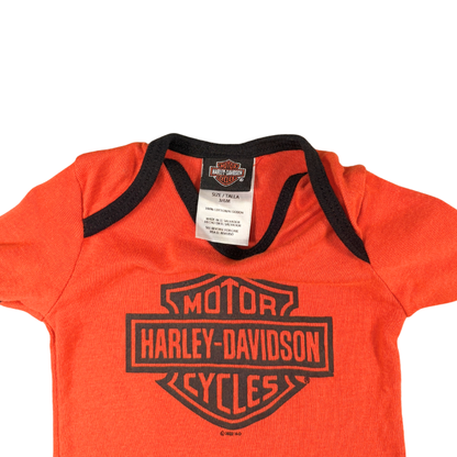 Vintage Harley-Davidson Baby Onesie - 3-6M