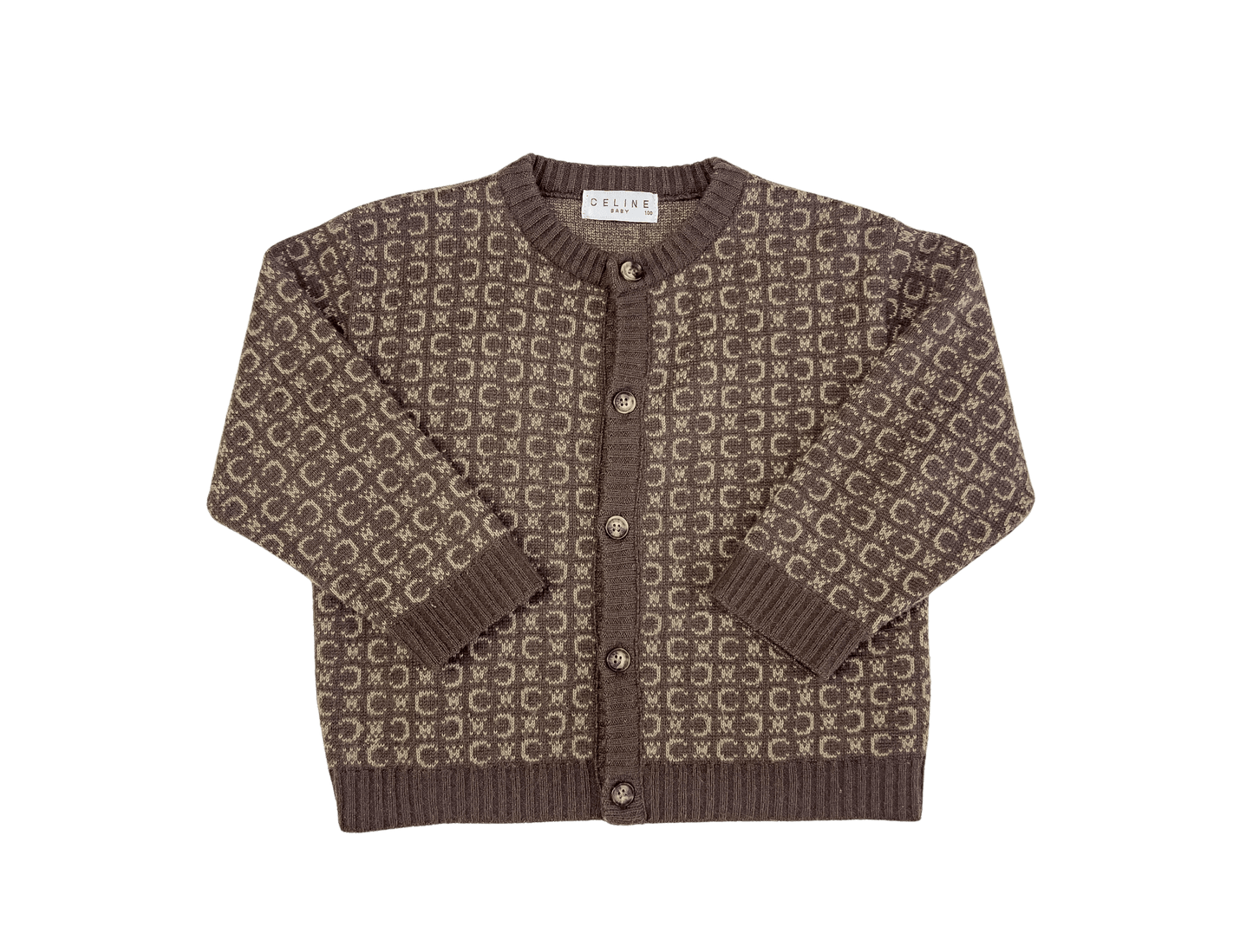 CELINE Vintage Baby Cardigan – Size 2-3Y