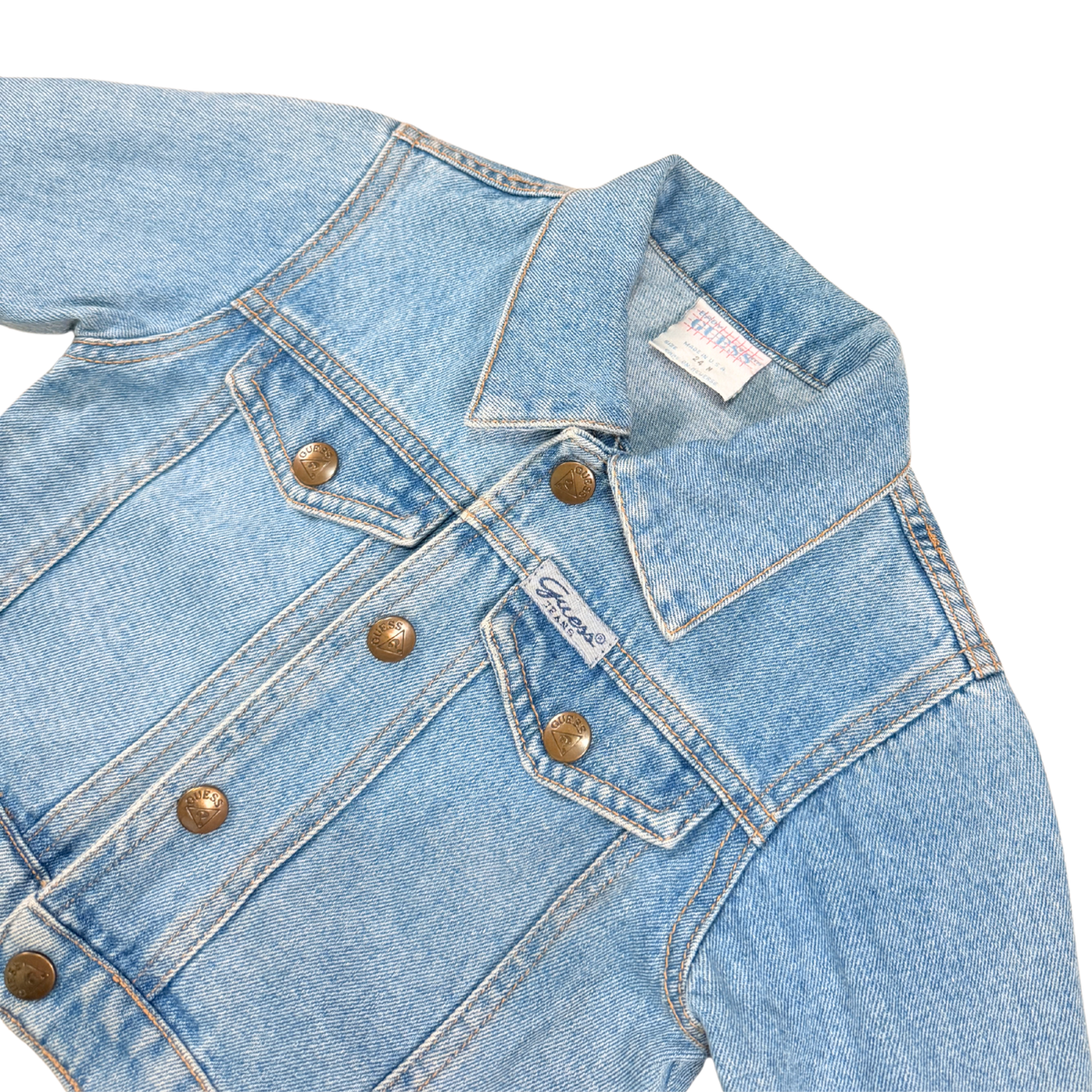 Vintage 90s Baby Guess Denim Jacket – 24M