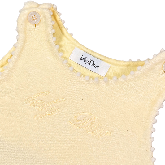 Vintage Baby Dior Terry Romper – 12M