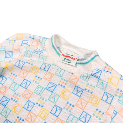Vintage Health-tex Alphabet Top – 6M