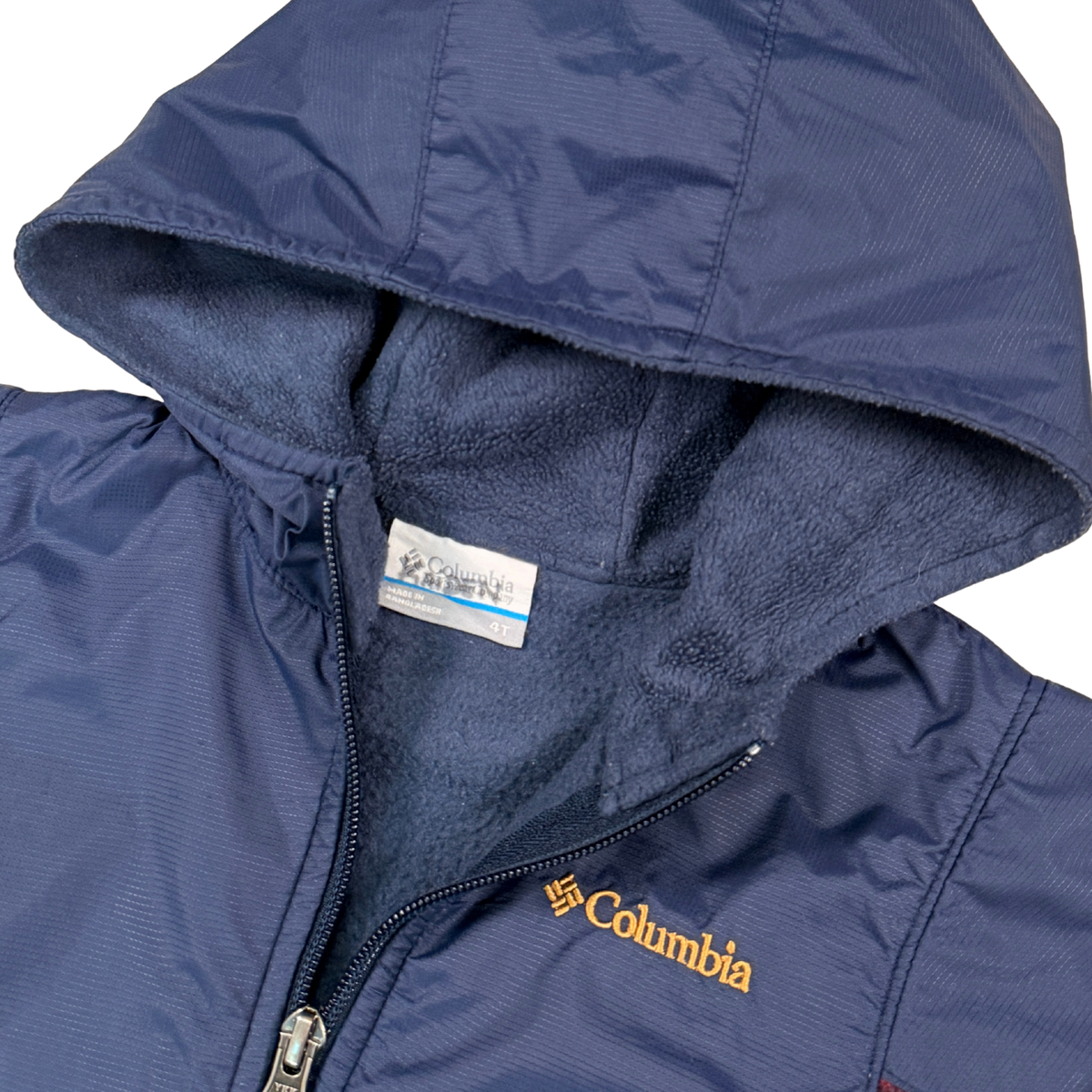 Vintage Columbia Plaid Fleece Jacket – 4Y