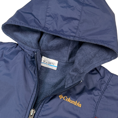 Vintage Columbia Plaid Fleece Jacket – 4Y