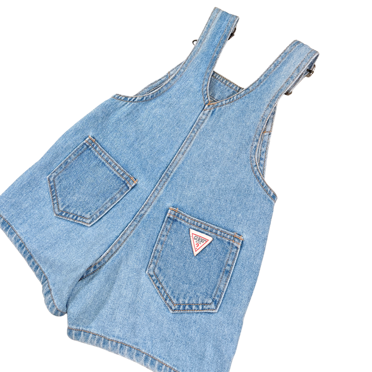 Vintage Baby Guess Denim Shortalls – 12M