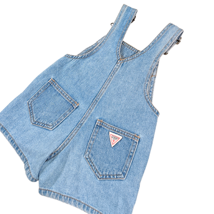 Vintage Baby Guess Denim Shortalls – 12M