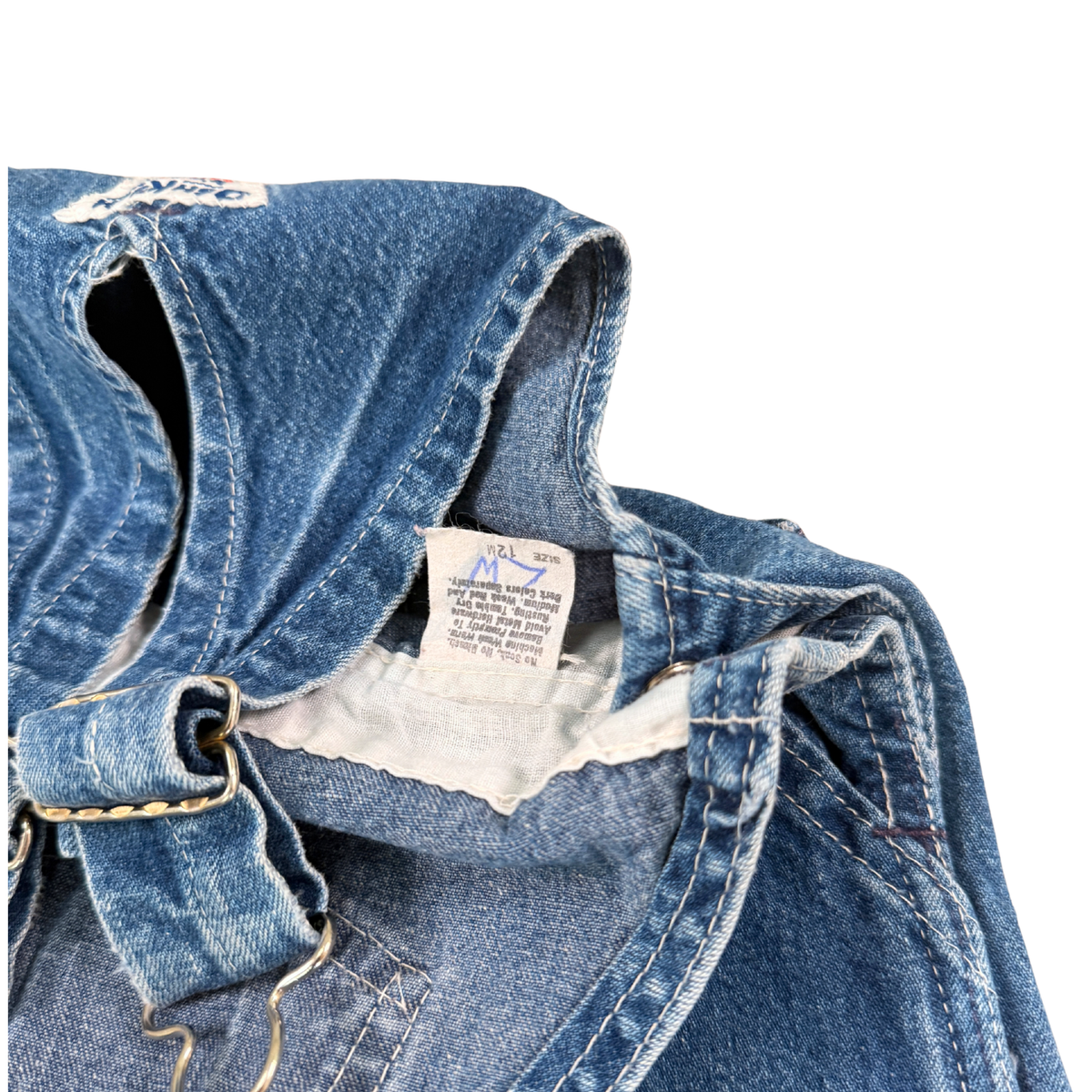 Vintage OshKosh Vestbak Denim Overalls – 12M