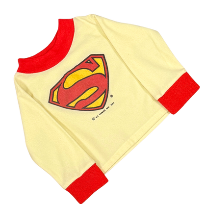 Vintage 1976 Superman Long Sleeve T-Shirt – 12–18M