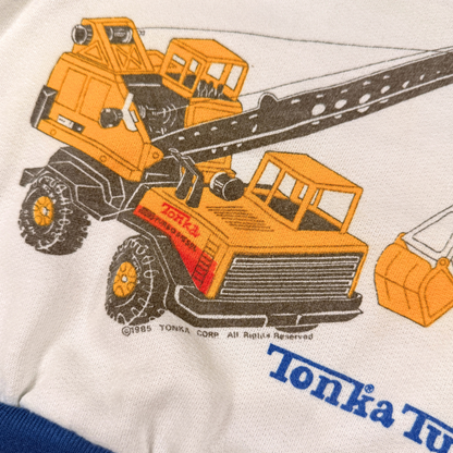 Vintage 1985 Tonka Tuff Crane Sweatshirt – 3–4Y