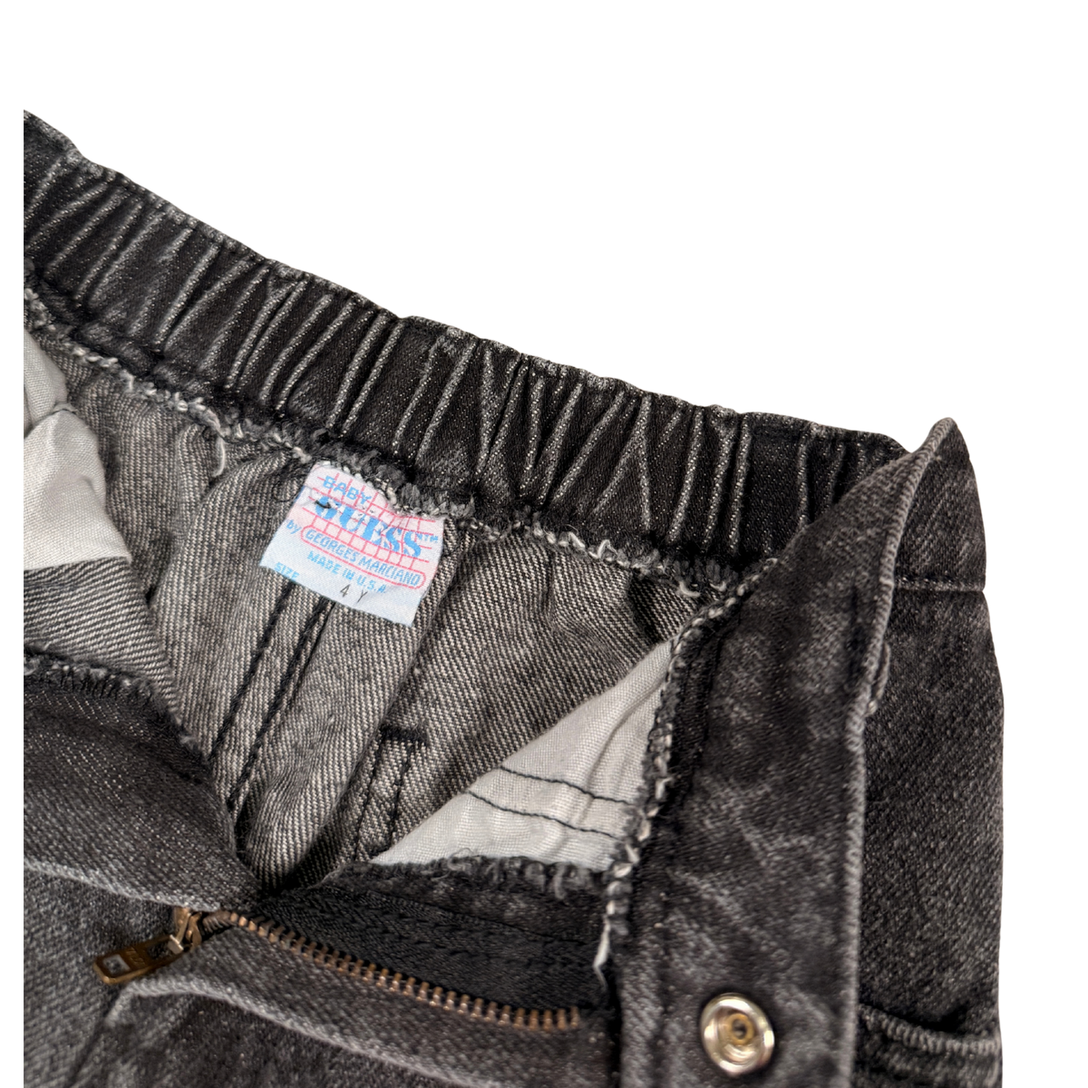 Vintage Baby Guess Black Denim Jorts – 4Y