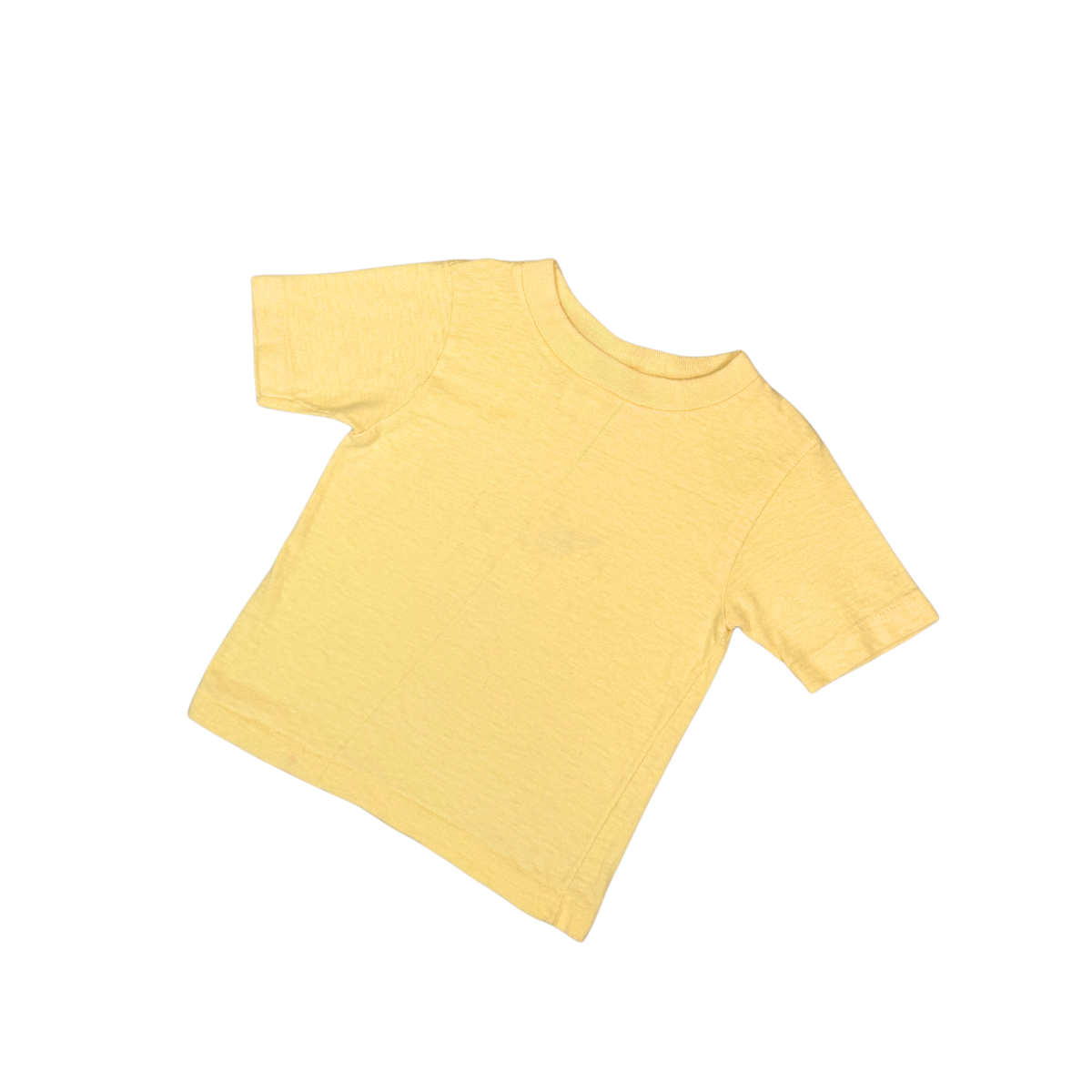 Vintage 1970s Single Stitch Yellow T-Shirt – Size 5