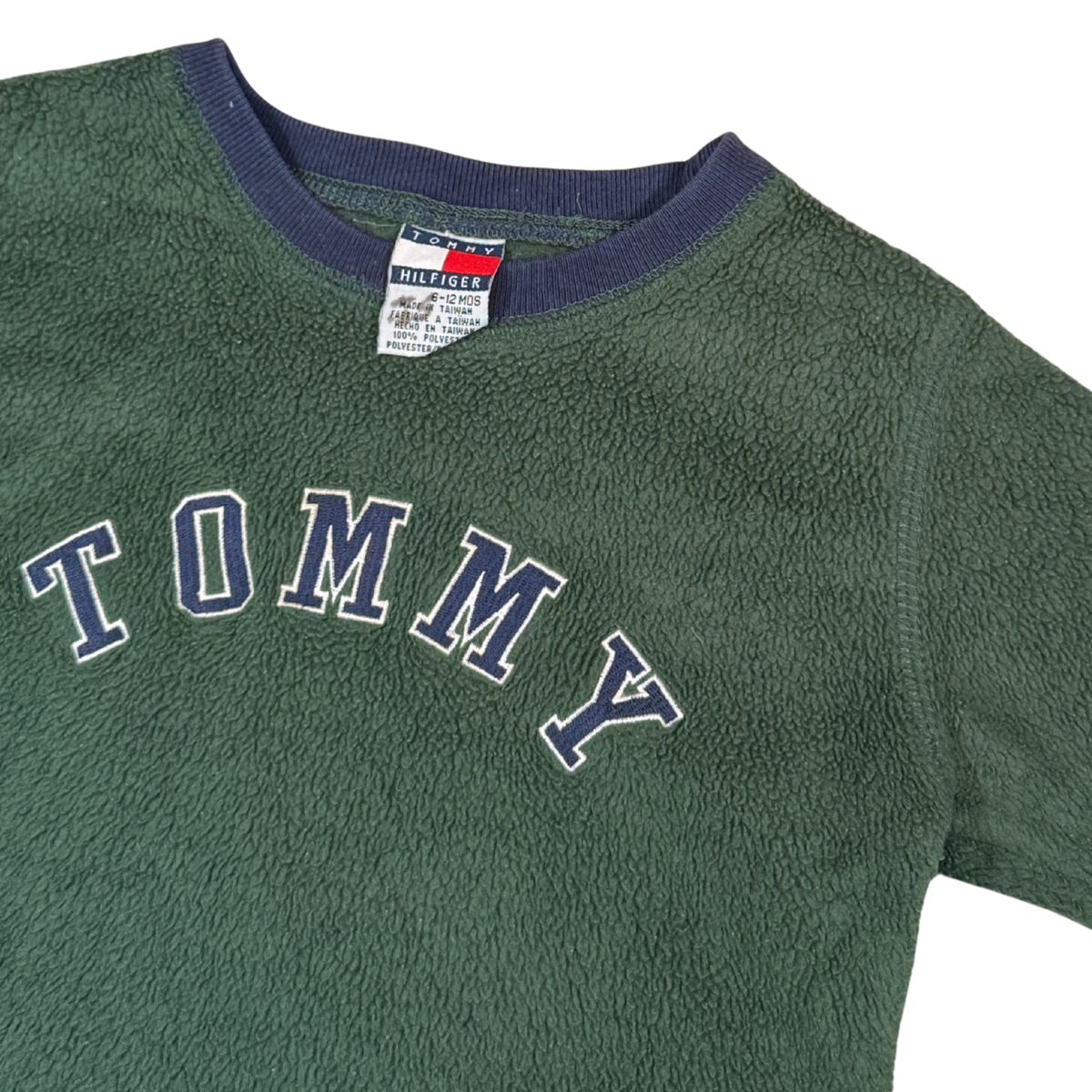 Vintage Tommy Hilfiger Fleece Sweater – 6–12M