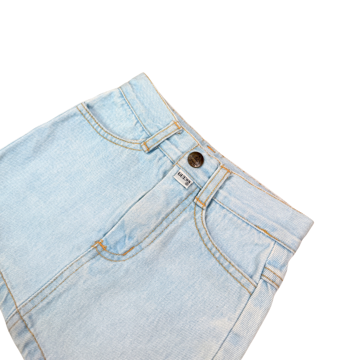 Vintage Baby Guess Light Wash Denim Skirt – 12M