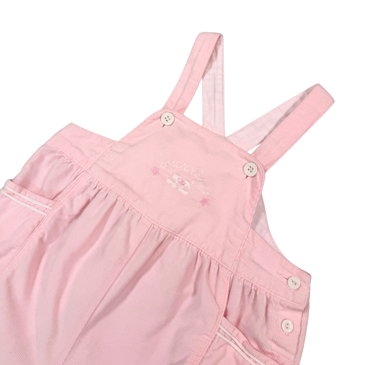 Vintage Courrèges Pink Baby Romper – 9–12M