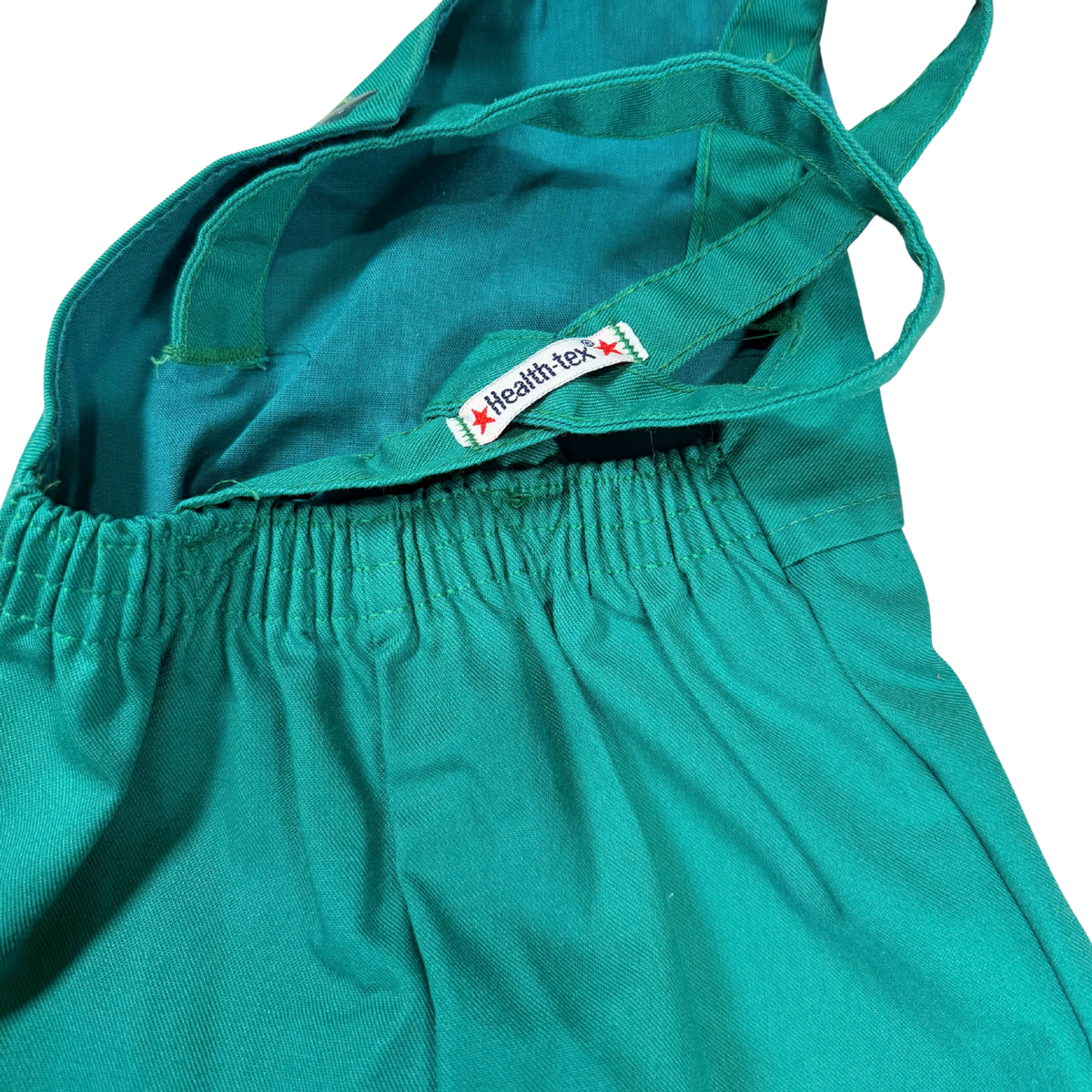 Vintage 70s Health-Tex Green Baby Shortalls – 6M