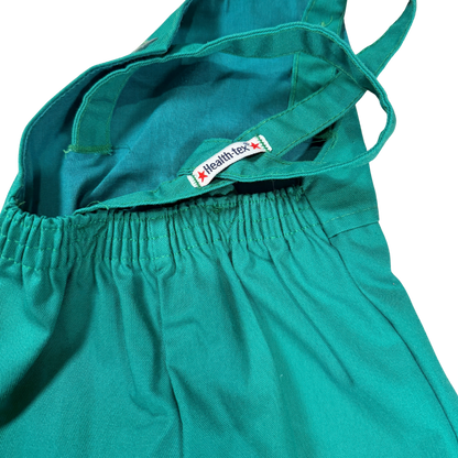 Vintage 70s Health-Tex Green Baby Shortalls – 6M