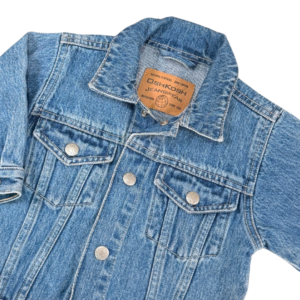 Vintage OshKosh Denim Jacket – 12M