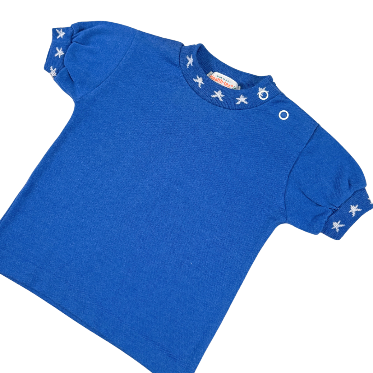 Vintage 70s Health-Tex Blue Star T-Shirt – 18M