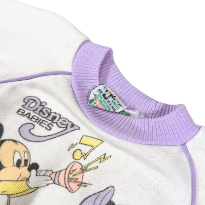 Vintage 1984 Disney Babies Mickey & Minnie Sweatshirt – 0–6M