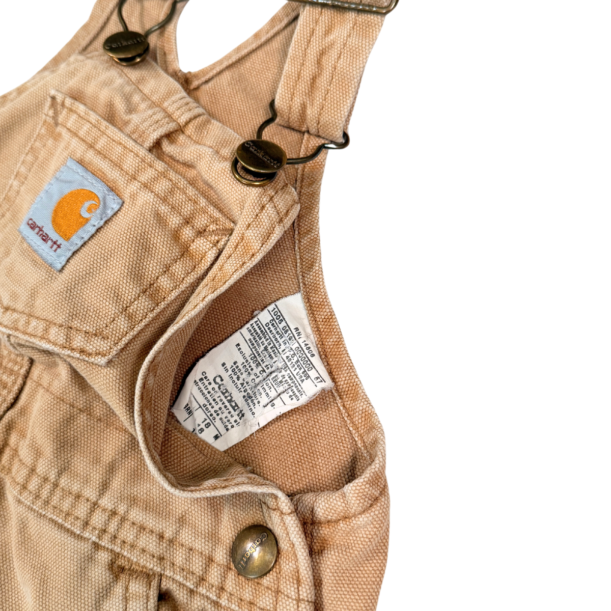Vintage Carhartt Baby Overalls – 18M