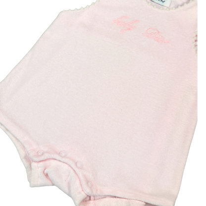 Vintage Baby Dior Pink Terry Romper – 12M