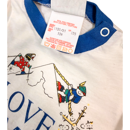 Vintage “I Love Mommy” Long Sleeve – 12M