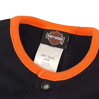 Vintage Harley-Davidson Baby Cardigan - 3-6M